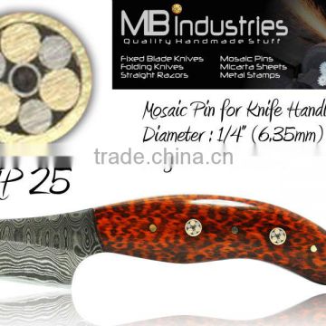 Mosaic Pins for Knife Handles MP25 (1/4") 6.35mm
