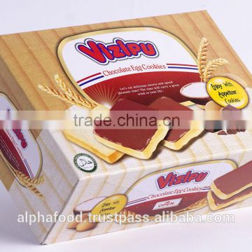 HALAL products - Vizipu Chocolate 100g/box Egg Cookie