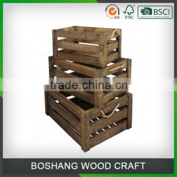 China Modern Wooden Gift Packaging Box For Wine Bottle