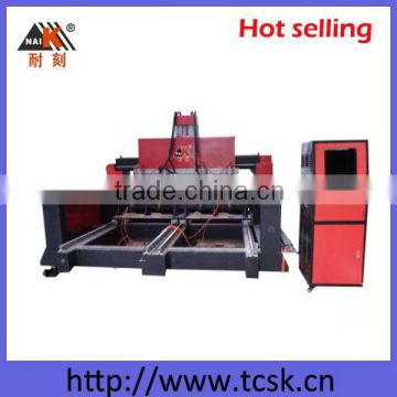 Shenzhen Naik 4-head smart 3D CNC Router 4 Axis for metal