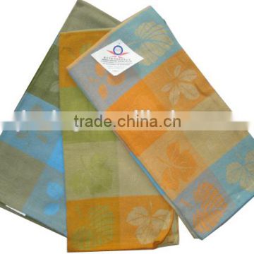 QXJ0026 100%Cotton Jacquard Kitchen Towel/Jacquard Tea Towel/Jacquard Dish Cloth