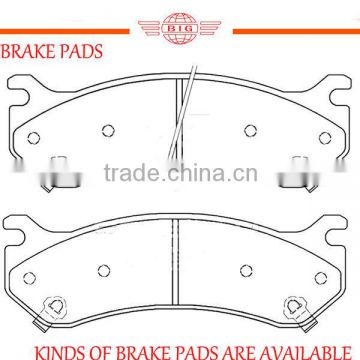 high-quality auto brake pad installed on rear axle for CHEVROLET AVALANCHE car