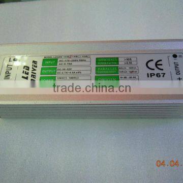 3300mA Constant current led driver 144W Waterproof ac/dc power supply