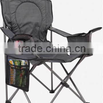 Oversized Padded Steel Chair