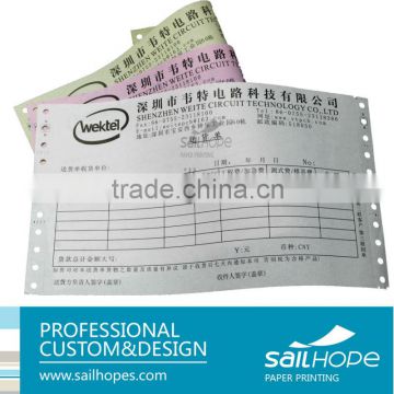 carbonless triplicate delivery note printing sample