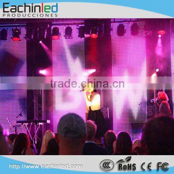 High quality Fast installation and Ultra thin LED Curtain For Stage Background P6.944