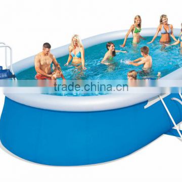 PVC plastic portable elliptical trapezoidal wimming pool