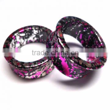 Print tunnel piercing jewelry ear ring for sale