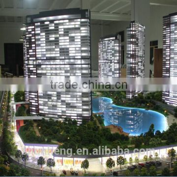 3d rendering design for construction villa scale building models