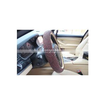 Wooden bead car steering wheel covers The four seasons general