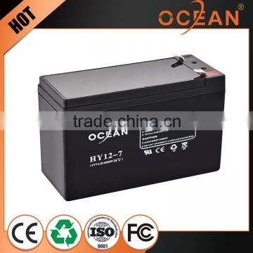 12V 7ah economic eco-friendly competitive price rechargeable 12v battery waterproof