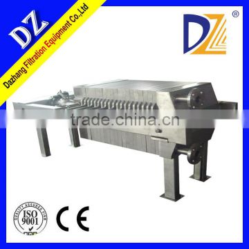 Dazhang High Efficiency Good Price Enzymes Barm Stainless Steel Filter Press Machine