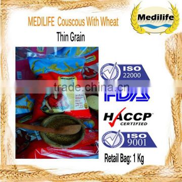 Wholesale Cous cous with FDA Certification, Ultra premium quality Wholesale Cous cous, Wholesale Cous cous Thin Grain Bag 1Kg.