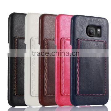 KICKSTND Wallet Case Stand PU Leather Case For GALAXY S7 EDGE G9350 LEATHER CREDIT CARD CASE