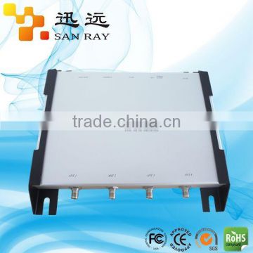 Long distance 860-960 mhz 4 ports fixed uhf rfid reader