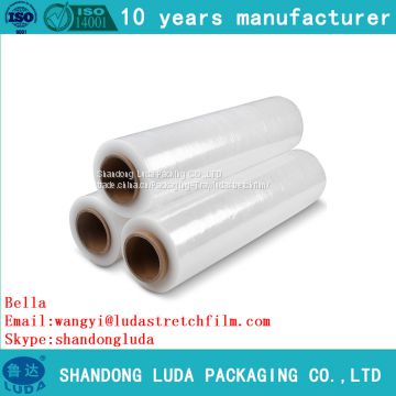 clear LLDPE Packaging Stretch film 1 meter can pull 3 meters