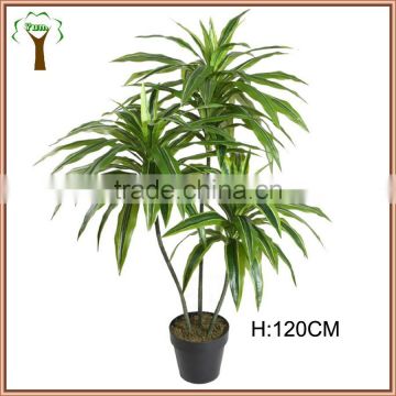 mini artificial dracaena plant in 4' high for home decoration
