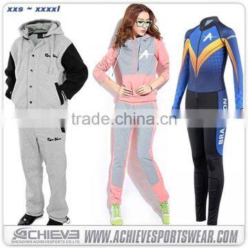 custom with-hood and without hood or polo-neck polo sweat suits