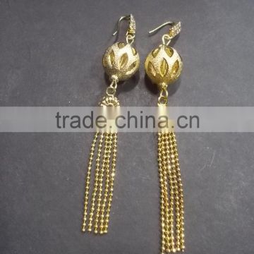 Indian traditional one gram gold jewelry Earrings