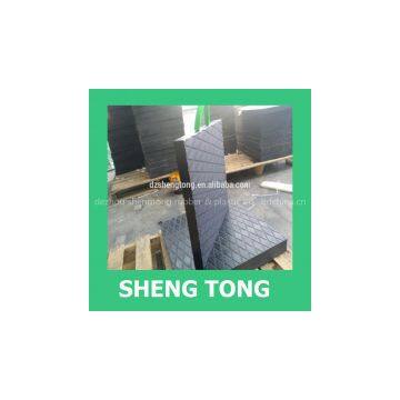 Construction crane support pad, UHMWPE jack stabilizer pad