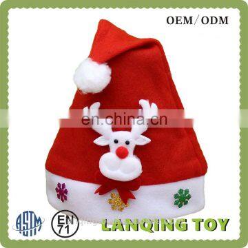 2016 Fashionable Custom Christmas Santa Hat In Red