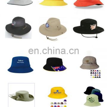 Bucket Hat 100% Brushed Cotton and Cotton Twill