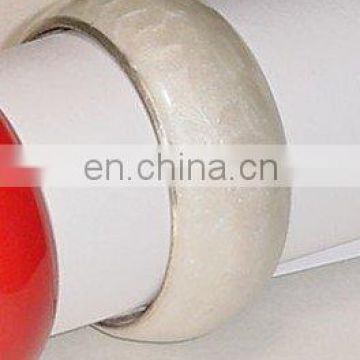 Brass Embossed Bangles with Epoxy Color