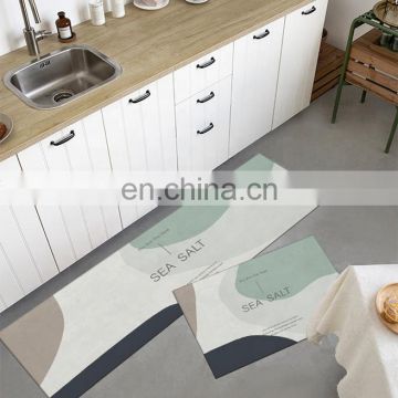 House hold modern carpets mats custom printed kitchen mat