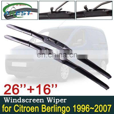 for Citroen Berlingo MK1 1996~2007 Car Wiper Blade Front Windscreen Windshield Wipers Car Accessories 1997 1998 1999 2000 2001