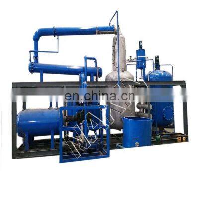 Distillation Black Engine Oil Refinery Plant Used Oil Recycling Machine