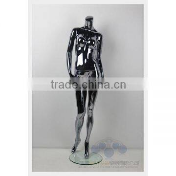 Silver headless female mannequins for sale