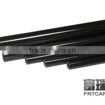 black carbon fiber UD tube factory made