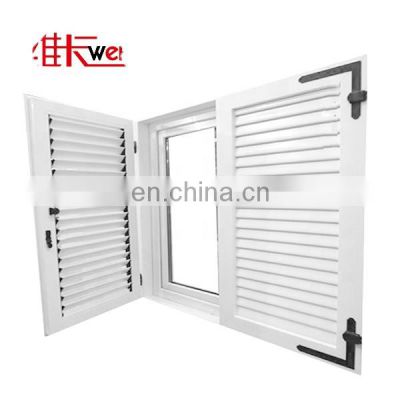 Modern Design Adjustable Plastic Shutter PVC window  decorative security shutters