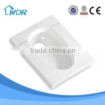 Made in China wc chaozhou ceramic squatting pan