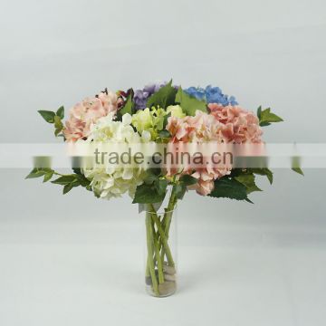 High imitation wholesale artificial hydrangea flowers for wedding decoration