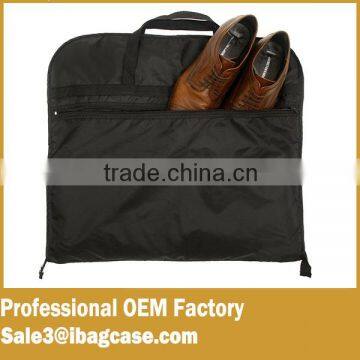 Garment Packaging Bag Folding Travel Suit with Handles Shoes Pocket