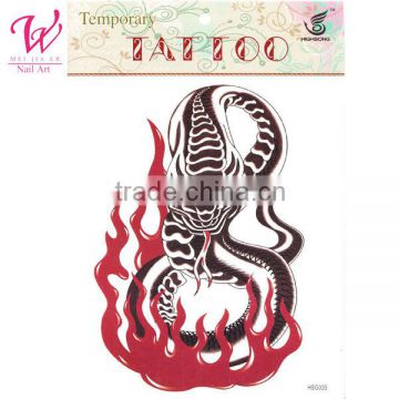 OEM welcome cusomized tattoo sticker \Summon Fire Snakes