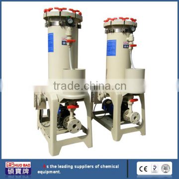 ShuoBao filter manufacturing equipment acid resistance for plating industry