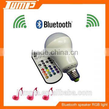 Popular music LED bulb E27 11W color change LED bluetooth speaker