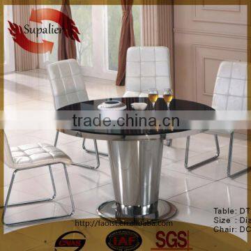 good price for restaurant table and chair modern design glass center table