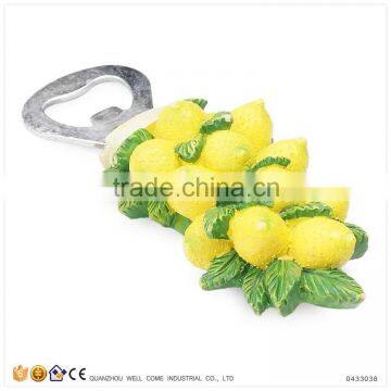 Resin Lemons Custom Bottle Opener Wall Mount Wholesale