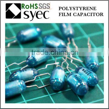 Tight Tolerances Radial Lead 82J 63V Polystyrene Film Capacitor