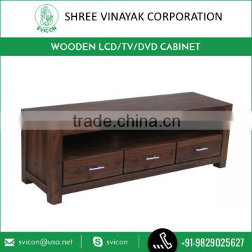 Latest Design LCD/TV/DVD Wooden Cabinet with 3 Drawer