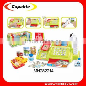 Hot sellig cash register with light and sound shopping play set
