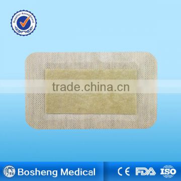 Nano silver-containing wound dressing pad