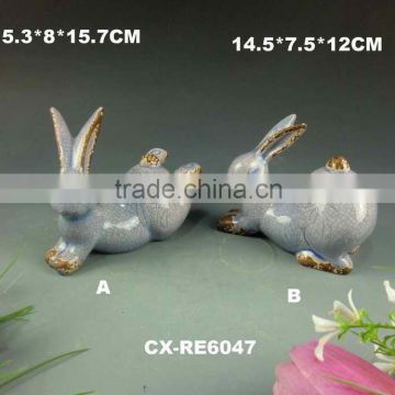 ceramic bunny rabbit figurine
