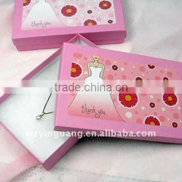 Fashion paper jewelry box