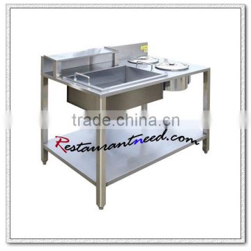 K359 Freestanding Stainless Steel Wrapping Powder Cooking Table