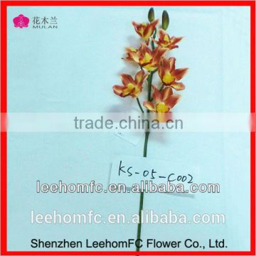 Fake Single Stem Purple Orchid Flowers Supplier