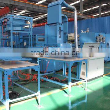 Automatic machine for pillow manufacture